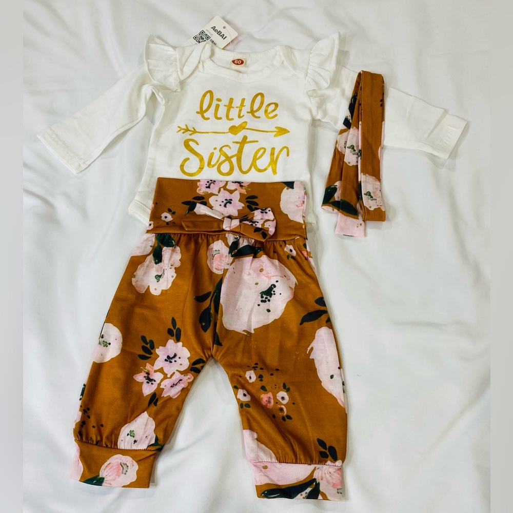 AeBAI Baby Bodysuit & Pant Set